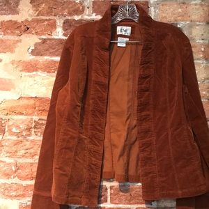 Beautiful rust pin cord jacket